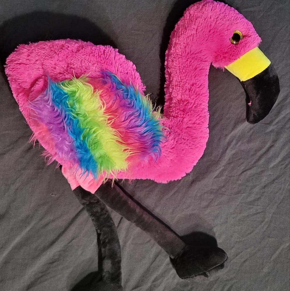 Flamingo stuffed animal